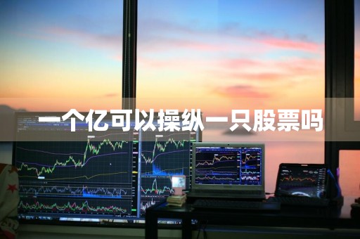 一个亿可以操纵一只股票吗
