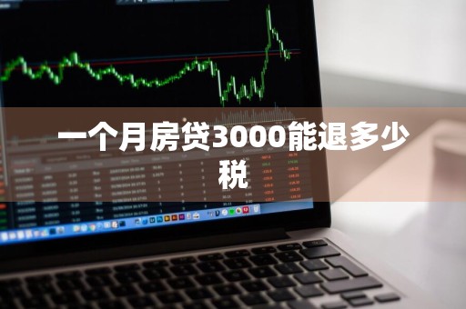 一个月房贷3000能退多少税