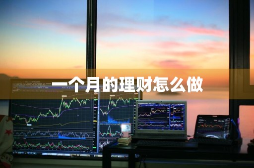 一个月的理财怎么做