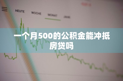 一个月500的公积金能冲抵房贷吗