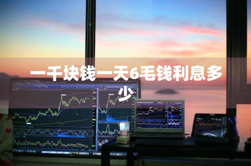 一千块钱一天6毛钱利息多少
