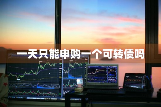 一天只能申购一个可转债吗