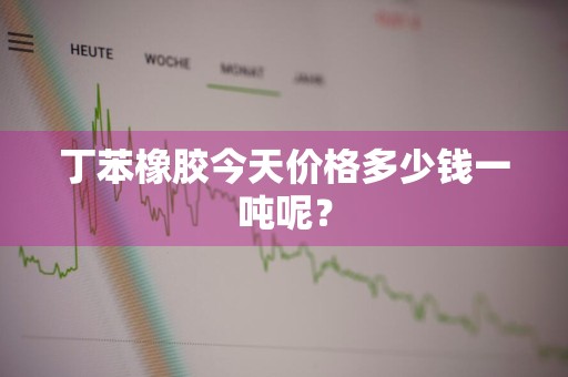 丁苯橡胶今天价格多少钱一吨呢？