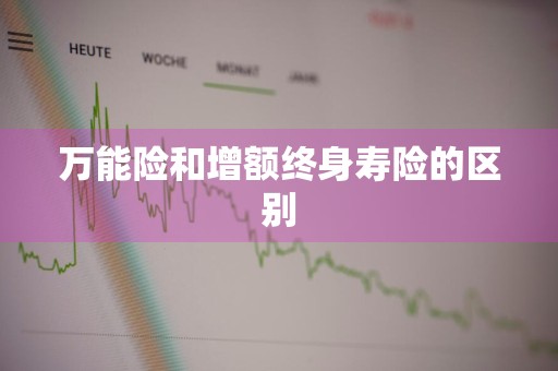 万能险和增额终身寿险的区别