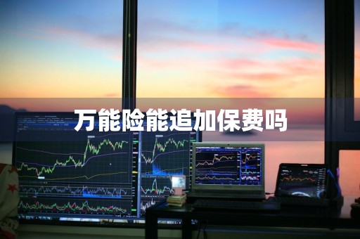 万能险能追加保费吗