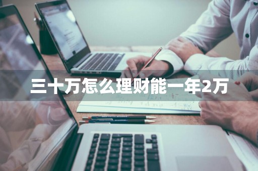 三十万怎么理财能一年2万