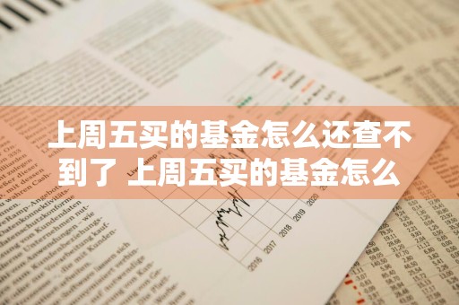 上周五买的基金怎么还查不到了 上周五买的基金怎么还查不到了呢
