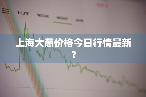 上海大葱价格今日行情最新？