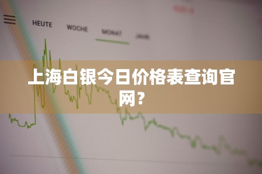 上海白银今日价格表查询官网？