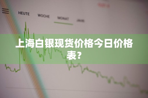 上海白银现货价格今日价格表？