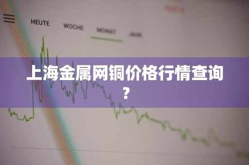 上海金属网铜价格行情查询？