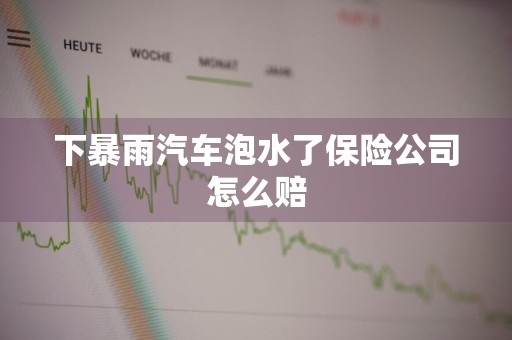 下暴雨汽车泡水了保险公司怎么赔