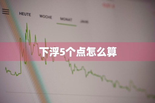 下浮5个点怎么算
