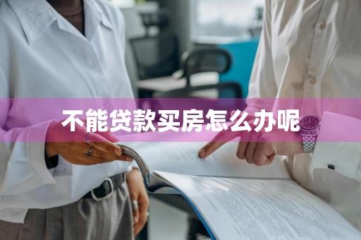 不能贷款买房怎么办呢