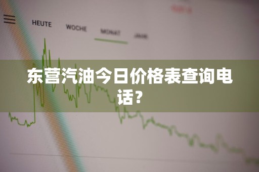 东营汽油今日价格表查询电话?