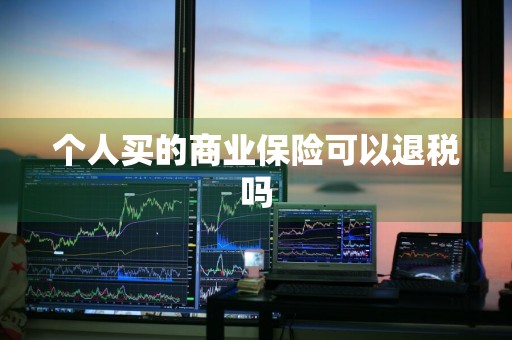 个人买的商业保险可以退税吗