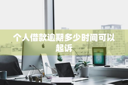 个人借款逾期多少时间可以起诉