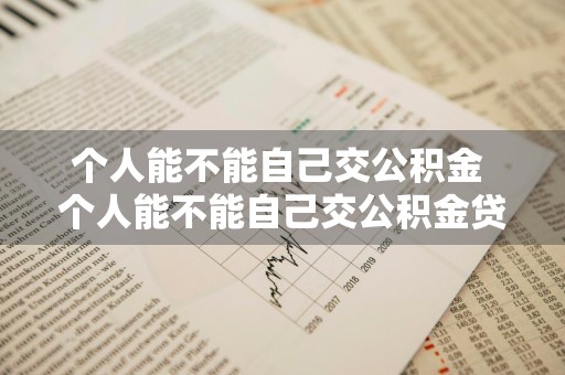 个人能不能自己交公积金 个人能不能自己交公积金贷款