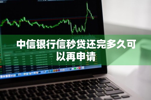 中信银行信秒贷还完多久可以再申请