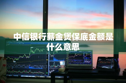 中信银行薪金煲保底金额是什么意思
