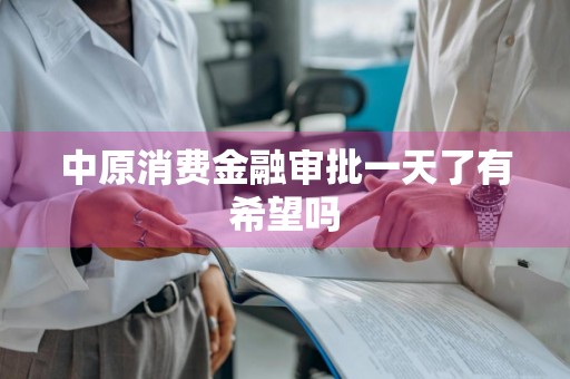 中原消费金融审批一天了有希望吗