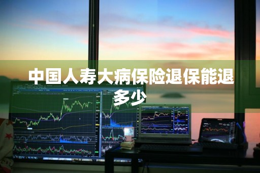 中国人寿大病保险退保能退多少