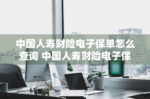 中国人寿财险电子保单怎么查询 中国人寿财险电子保单怎么查询不到