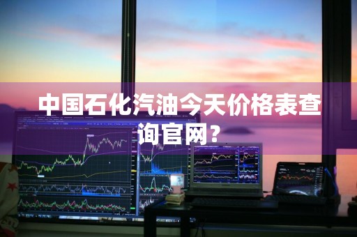 中国石化汽油今天价格表查询官网？