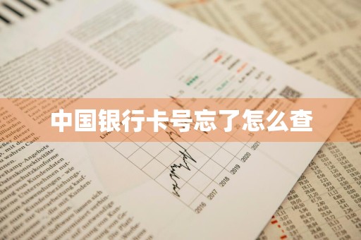 中国银行卡号忘了怎么查