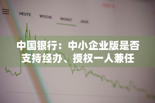 中国银行：中小企业版是否支持经办、授权一人兼任