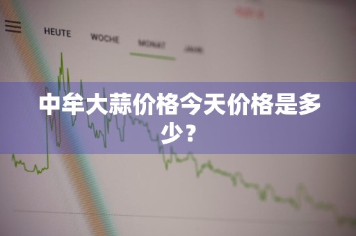 中牟大蒜价格今天价格是多少？
