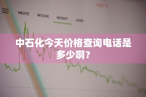 中石化今天价格查询电话是多少啊？