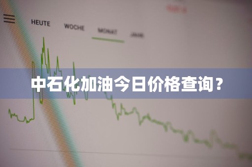 中石化加油今日价格查询?