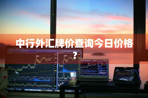 中行外汇牌价查询今日价格？
