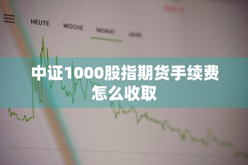 中证1000股指期货手续费怎么收取