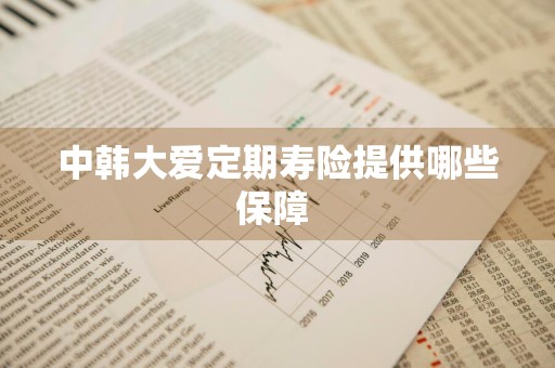 中韩大爱定期寿险提供哪些保障 