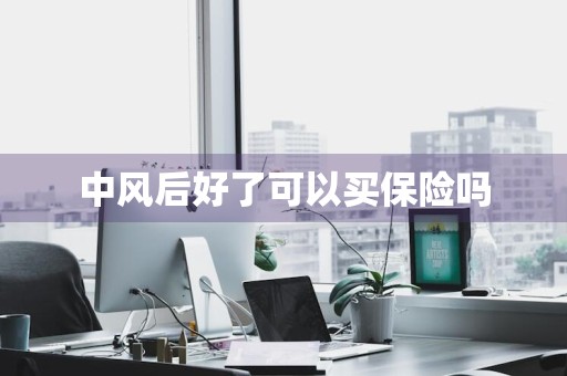 中风后好了可以买保险吗