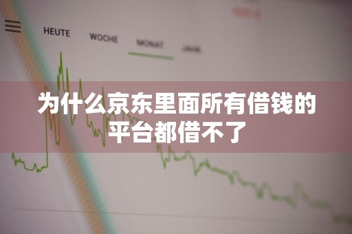 为什么京东里面所有借钱的平台都借不了
