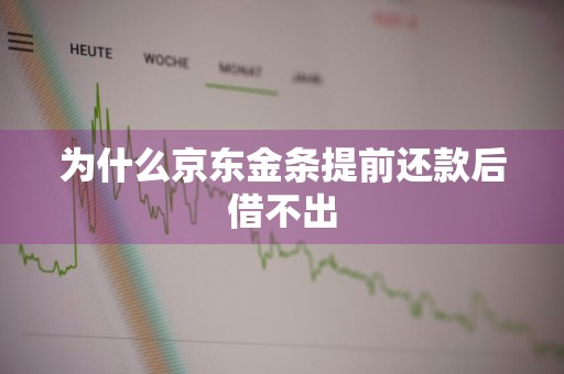 为什么京东金条提前还款后借不出