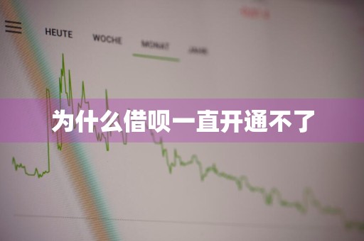 为什么借呗一直开通不了