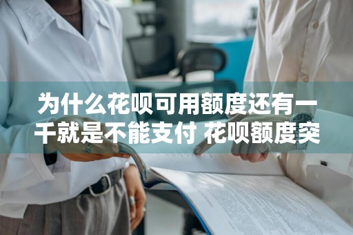 为什么花呗可用额度还有一千就是不能支付 花呗额度突然只剩1000了