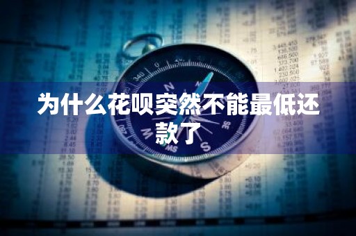 为什么花呗突然不能最低还款了