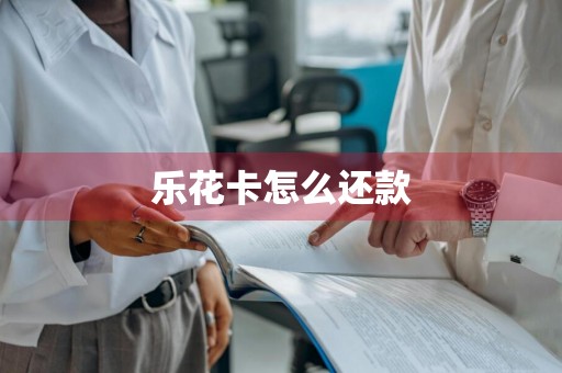 乐花卡怎么还款