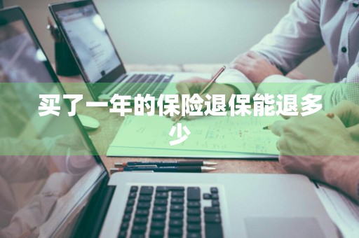 买了一年的保险退保能退多少