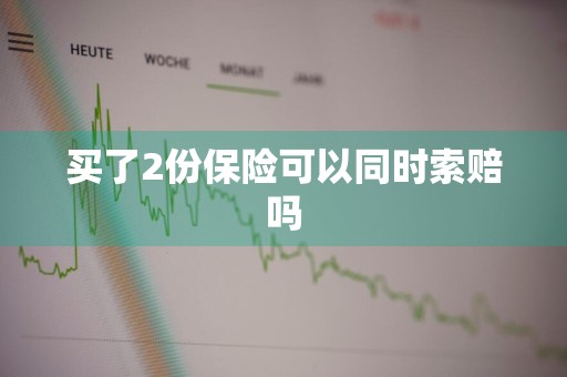 买了2份保险可以同时索赔吗
