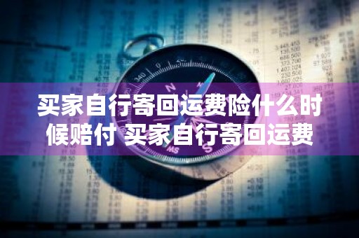 买家自行寄回运费险什么时候赔付 买家自行寄回运费险什么时候赔付的