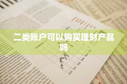 二类账户可以购买理财产品吗
