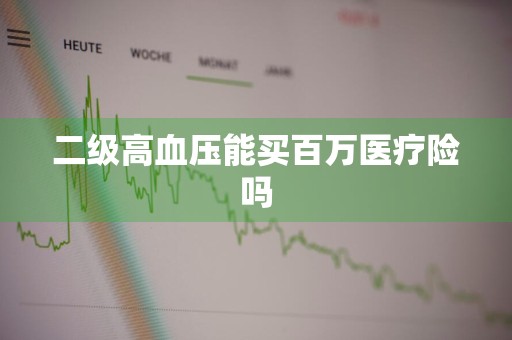 二级高血压能买百万医疗险吗