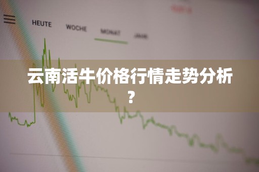 云南活牛价格行情走势分析？
