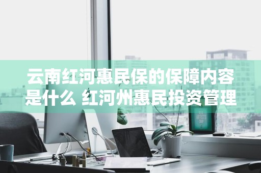云南红河惠民保的保障内容是什么 红河州惠民投资管理有限公司